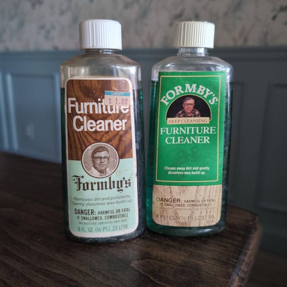 Lot Of 2 Formby's Deep Cleansing Furniture Cleaner Dissolves Wax Discontinued